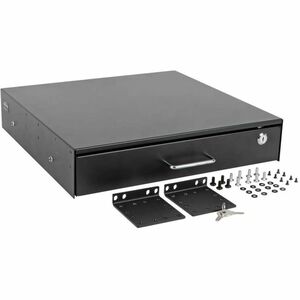 Eaton Tripp Lite Series SmartRack 2U Locking Rack-Mount Storage Drawer - 19? 2U Wide Rack-mountable - Black Powder Coat - 