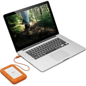 LaCie Rugged SECURE STFR2000403 2 TB Portable Hard Drive - External - USB 3.1 Type C - 2 Year Warranty - Retail