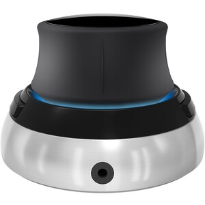 Dispositif d'Entrée 3D 3Dconnexion SpaceMouse - USB - 2 Programmable Button(s) - Noir, Argenté - Câble - Symétrique