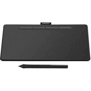 Wacom Intuos M CTL-6100WL Grafiktablett - 2540 lpi - Kabel/Kabellos - Schwarz - Bluetooth - 216 mm x 135 mm Aktiver Bereic