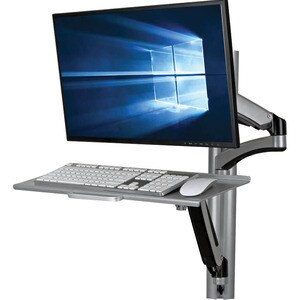 Tripp Lite by Eaton Wall-Mount for Sit-Stand Desktop Workstation Standing Desk w/ Thin Client Mount - 27" Screen Support -
