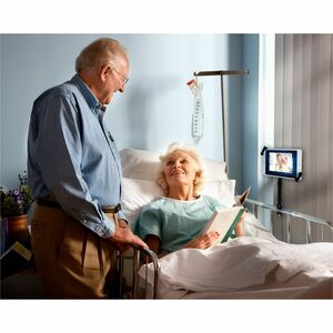 CTA Digital Heavy-Duty Pole Clamp for 7-14 Inch Tablets, including iPad 10.2-inch (7th/ 8th/ 9th Generation) - 1 Display(s