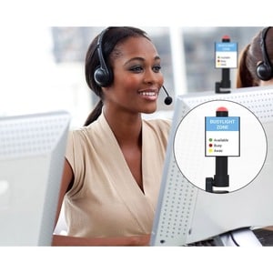 Kuando Busylight UC Optische Gesprächsanzeige/Präsenzanzeige - Kabel - Visual, Akustisch - USB - Magnet-Halterung, Klebeha