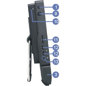 All-in-One-PC Shuttle XPC P2000PA - Intel Celeron 3865U 1,80 GHz Prozessor - 4 GB RAM DDR4 SDRAM - 120 GB SSD - 29,5 cm (1