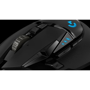 Logitech HERO G502 Gaming Mouse - USB - Optical - 11 Button(s) - Black - Cable - 16000 dpi - Scroll Wheel - Right-handed