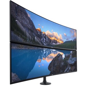 Dell UltraSharp U4919DW 124.5 cm (49") Dual Quad HD (DQHD) Curved Screen WLED LCD Monitor - 32:9 - Black, Silver - 1244.60