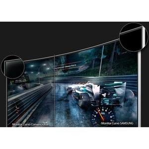MONITOR LED CURVO LC24F390FH PRETO