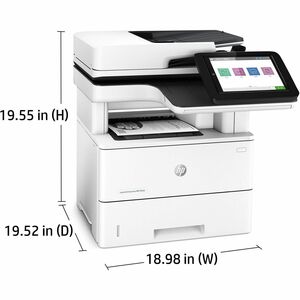 HP LaserJet M528dn Laser Multifunction Printer - Monochrome - Copier/Printer/Scanner - 43 ppm Mono Print - 1200 x 1200 dpi