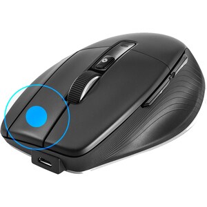 Souris Optique 3Dconnexion CadMouse - Bluetooth/Radio Fréquence - USB - 7 Bouton(s) - 5 Boutons programmables - Câble/sans
