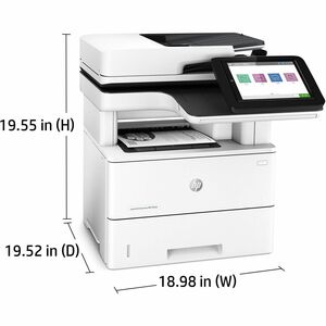 Print, copy, scan and optional fax; Up to 43 ppm; As fast as 6 sec; Up to 150,000 pages; 1 Hi-Speed Device USB 2.0; 2 Hi-S