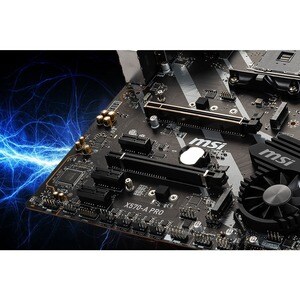 MSI X570-A PRO Desktop-Mainboard - AMD Chipsatz - Sockel AM4 - 128 GB - DIMM - 4 x Speichersteckplätze