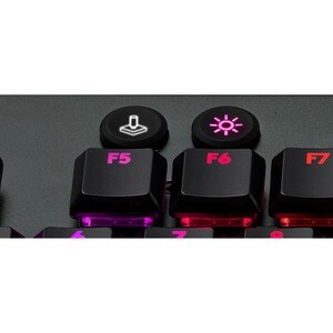 Logitech G815 Gaming Keyboard - Cable Connectivity - USB Interface - English (US) - Black - Mechanical Keyswitch - Volume 