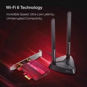 Adaptateur Combo Wifi/Bluetooth TP-Link TX3000E - IEEE 802.11ax - Bluetooth 5.0 - Bi bande pour Ordinateur de bureau, Cont