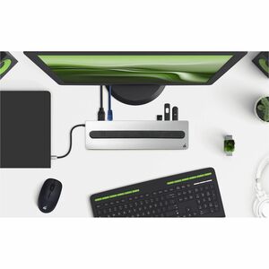 IOGEAR Dock Pro 100 USB-C 4K Ultra-Slim Station - for Smartphone, Tablet, Notebook - Charging Capability - 100 W - USB 3.1
