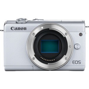 Canon EOS M200 24,1 Megapixel Spiegellose Kamera mit Objektiv - 15 mm - 45 mm Brennweite - Weiß - Autofokus - 7,6 cm (3 Zo