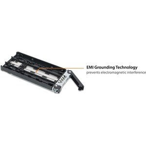 Icy Dock MB833M2K-B Drive Enclosure for 3.5" M.2, PCI Express NVMe - Mini-SAS HD Host Interface Internal - Black - Hot Swa