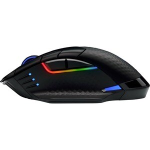 Corsair DARK CORE RGB Gaming Mouse - Optical - Cable/Wireless - Bluetooth - Black - 1 - USB 2.0 Type A - 18000 dpi - Scrol