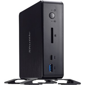 Desktop Computer Shuttle XPC nano NC1010BA - Intel Celeron 4205U 1,80 GHz Prozessor - 4 GB RAM DDR4 SDRAM - 64 GB SSD - Mi