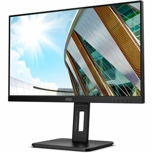 AOC Q24P2Q 24 Zoll Klasse WQHD LED-Monitor - 16:9 Format - Schwarz - 60,5 cm (23,8 Zoll) Viewable - IPS-Technologie (In-Pl