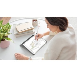 Logitech Combo Touch Keyboard/Cover Case Apple, Logitech iPad (7th Generation) Tablet - Graphite - Scuff Resistant, Scratc