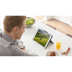 Housse/Clavier Logitech Combo Touch pour 25,9 cm (10,2") Apple, Logitech iPad (7e géneration) Tablette - Graphite - Résist