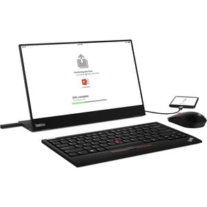 Lenovo ThinkVision M14t 14" Class LCD Touchscreen Monitor - 16:9 - 6 ms - 14" Viewable - 10 Point(s) Multi-touch Screen - 