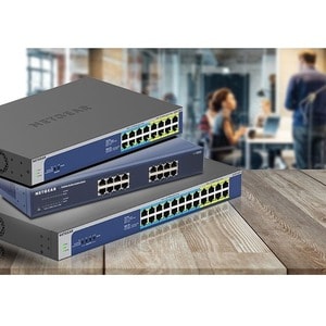 Netgear GS524UP Ethernet Switch - 24 Ports - 2 Layer Supported - 578.80 W Power Consumption - 480 W PoE Budget - Twisted P