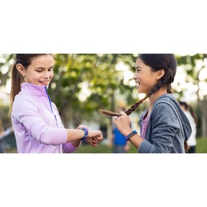 Fitbit Adjustable Sleep/Activity Monitor Wristband - Power Purple - Elastomer, Aluminium