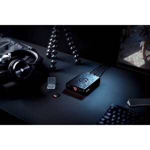 Corsair Game Capture 4K60 S+ - Functions: Video Capturing, Video Encoding - HDMI - 3840 x 2160 - HEVC, H.264, H.264 - USB 