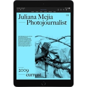 Apple iPad . Bildschirmdiagonale: 25,9 cm (10.2 Zoll), Bildschirmauflösung: 2160 x 1620 Pixel. Interne Speicherkapazität: 