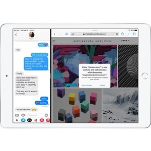 Apple iPad . Bildschirmdiagonale: 25,9 cm (10.2 Zoll), Bildschirmauflösung: 2160 x 1620 Pixel. Interne Speicherkapazität: 