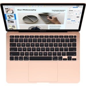 MacBook Air 13.3in - Gold - M1 (8-core CPU / 7-core GPU) - 8GB unified memory - 256GB SSD - Backlit Magic Keyboard (EN)
