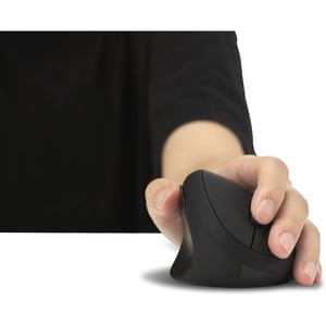 Kensington ProFit Left-Handed Ergo Wireless Mouse - Wireless - Black - USB - 1600 dpi - Scroll Wheel - 6 Button(s) - Left-