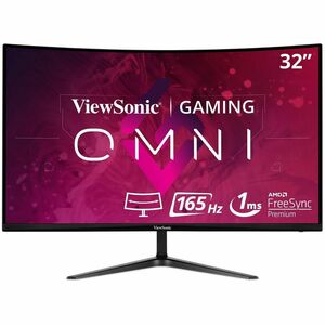 ViewSonic OMNI VX3218-PC-MHD 32" Class Full HD Curved Screen LED Monitor - 16:9 - Black - 80 cm (31.5") Viewable - Multi-d