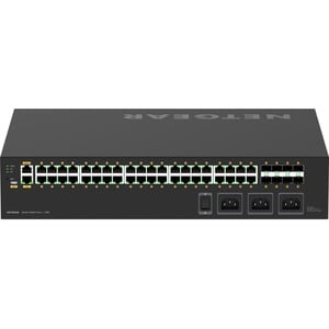 Netgear M4250-40G8XF-PoE++ AV Line Managed Switch - 40 Ports - Manageable - 3 Layer Supported - Modular - 82.60 W Power Co