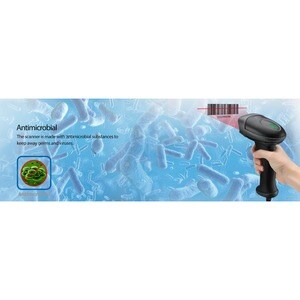 Adesso NuScan NuScan 2500CU Healthcare, Library, Retail, Warehouse Handheld Barcode Scanner - Cable Connectivity - USB Cab