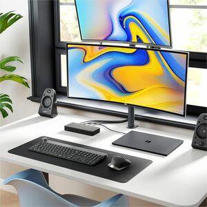Alogic USB Type C Docking Station for Notebook, Monitor - Memory Card Reader - SD - 100 W - Black - TAA Compliant - 3 Disp