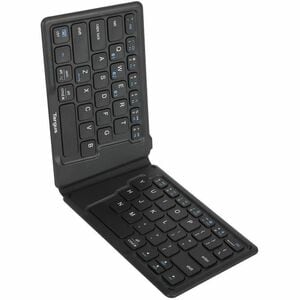 Targus Ergonomic Foldable Bluetooth EcoSmart Keyboard - Wireless Connectivity - Bluetooth - Compact - 5.1 - 64 Key(s) - Wi