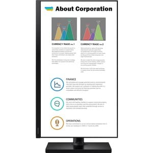 Samsung F27T450FQR 27 Zoll Class Full HD Gaming-LCD-Monitor - 16:9 Format - Schwarz - 68,6 cm (27 Zoll) Viewable - Dünnfil