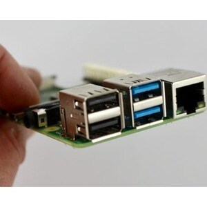 Raspberry Pi Single Board Computer für LCD-Display, Monitor - Module - Rot, Weiß - Cortex A72 - BCM2711 - Quad-Core - 1,50