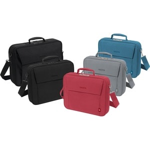 Sacoche de transport Dicota Eco pour 35,6 cm (14") à 39,6 cm (15,6") Ordinateur Portable - Noir - 300D polyéthylène téréph