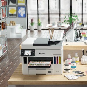 Stampante multifunzione a getto di inchiostro Canon MAXIFY GX7050 Wireless - Colore - Multicolore - Fotocopiatrice/Fax/Sta