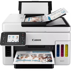 Imprimante Jet d'Encre Multifonction Canon MAXIFY GX6050 Sans fil - Couleur - Multicouleur - Copieur/Imprimante/Scanner - 