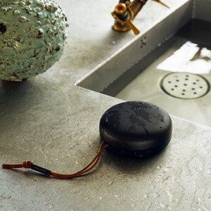 B&O Beosound A1 2nd Gen Portable Bluetooth Speaker System - 60 W RMS - Alexa Supported - Anthracite Oxygen - Wall Mountabl