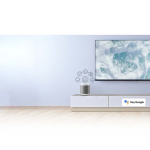 MI Bluetooth Smart Speaker - 12 W RMS - Google Assistant Supported - White - Wireless LAN