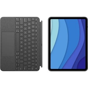 Logitech Combo Touch Keyboard/Cover Case (Folio) for 27.9 cm (11") Apple iPad Pro, iPad Pro (2nd Generation), iPad Pro (3r