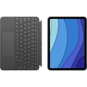 Logitech Combo Touch Keyboard/Cover Case (Folio) for 27.9 cm (11") Apple iPad Pro, iPad Pro (2nd Generation), iPad Pro (3r