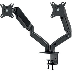 Neomounts Neomounts Pro Desk Mount for Display Screen, LCD Display - Black - Height Adjustable - 2 Display(s) Supported - 