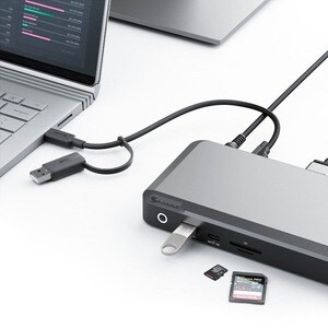 Universal Dock Triple Display Screen 4K docking station with 100W power delivery PD  DP Alt Mode USB-C and USB-A devices