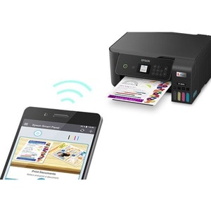 Epson EcoTank ET-2800 Wireless Inkjet Multifunction Printer-Color-Black-Copier/Scanner-5760x1440 Print-120 sheets Input-Co